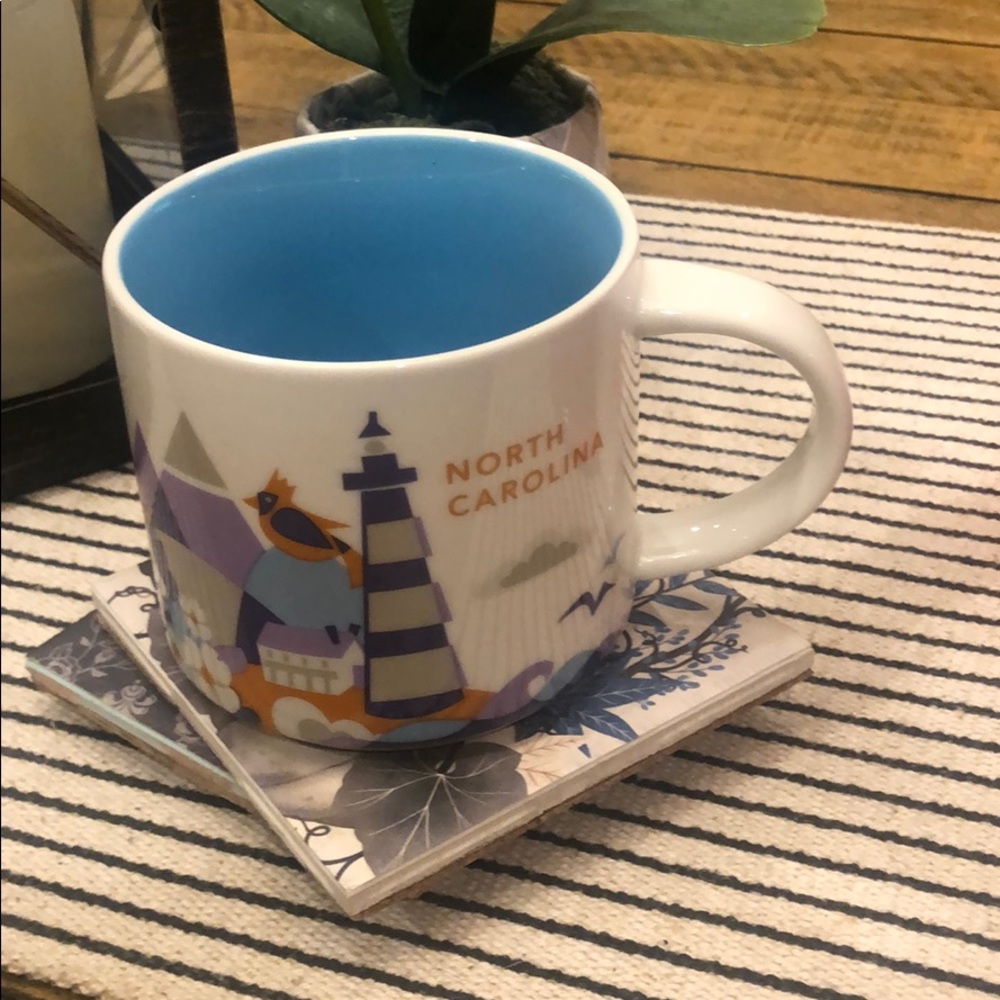 Starbucks You Are Here North Carolina mug